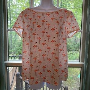 Dalia flamingo top Large